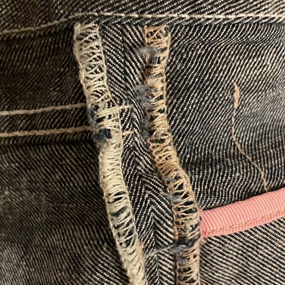 HOST Pick🍀 KOPHERHOUSE Pink Piping Inside Outside Reversed Style Unique Jeans - Picture 7 of 7